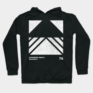 Tangerine Dream / Stratosfear / Minimal Graphic Design Tribute Hoodie